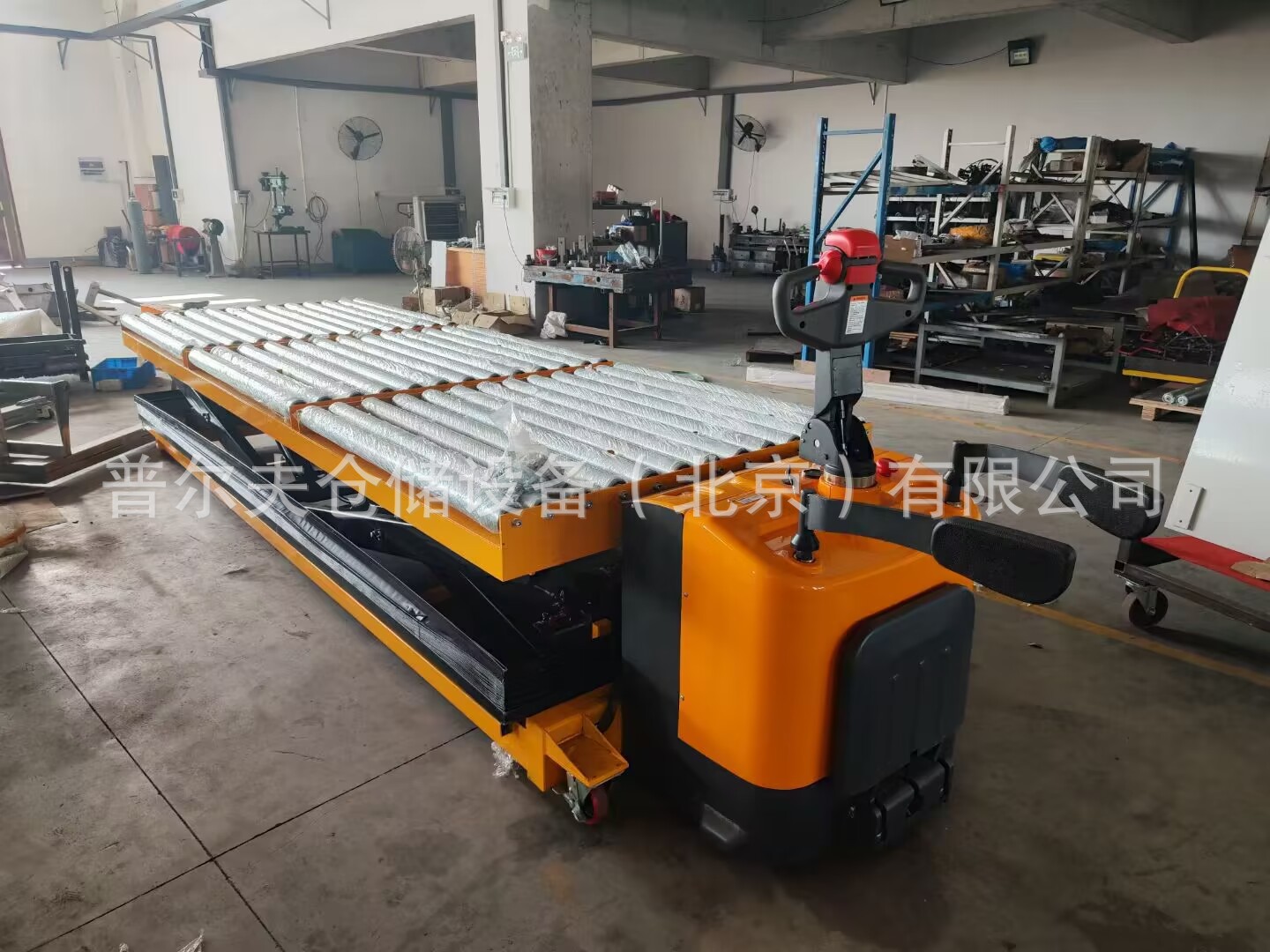 非标全电动升降平台车滚轴滚筒剪叉升降机电动模具搬运车北京维修