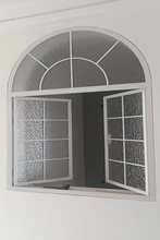 法式复古窗室内艺术窗怀旧异形格子窗户弧形窗户欧式门窗铁艺窗户