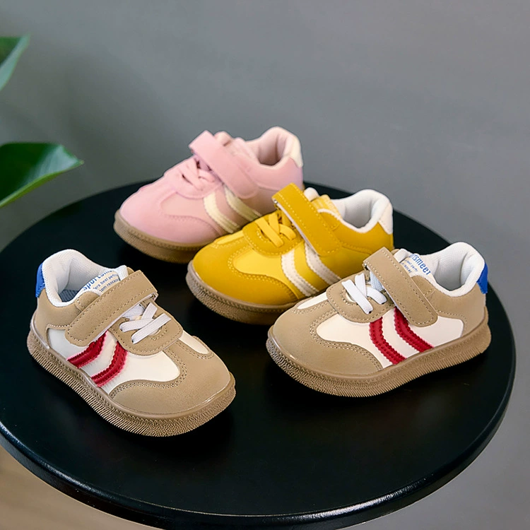 Детские моральные тренировочные кроссовки 2025 весна, спортивные кроссовки для мальчиков, повседневные кроссовки, белые туфли для девочек, мягкая подошва, детские кроссовки в стиле Форреста Гампа