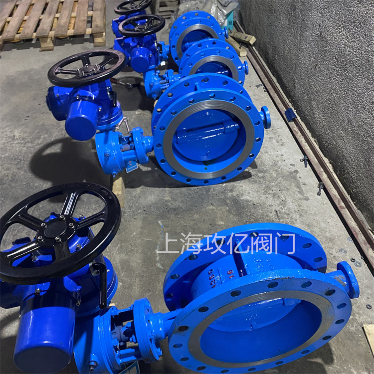 DN300耐高温法兰蝶阀D943H-16C 硬密封法兰电动蝶阀