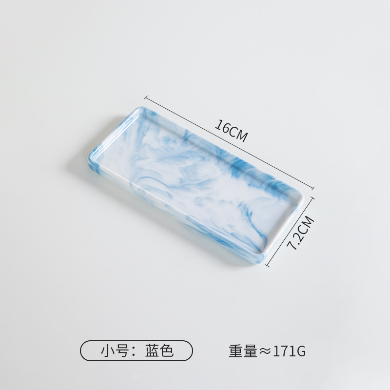 日韓創意高温陶磁器トレー長方形陶磁器トレー歯ブラシホルダー食器ホテル卸売り歯ブラシトレー|undefined