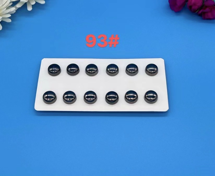 12개/전기도금 건 블랙 93*