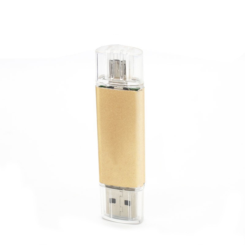 OTG de alta velocidad de la computadora del teléfono móvil de doble uso de disco flash USB al por mayor Logotipo de letras creativo disco flash USB 8G16G32G64G128G disco flash USB