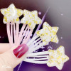 Golden white hairgrip, hairpins, epoxy resin, bangs, wholesale