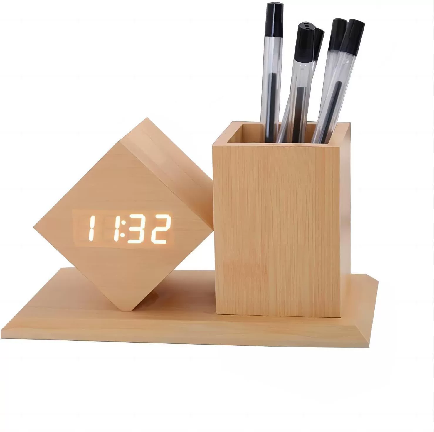 Многофункциональный сверхзвукий светодиодный будильник для творческих студентов