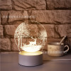 Industrial creative night light, lantern for bed, acrylic LED table lamp, wholesale, 3D, Birthday gift