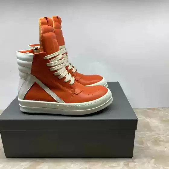 Foreign Trade 2025 Dark Night Street Men's Shoes Thick-Soled High-Top Large-Toe Boots Casual Couple Style Panda Color Sneakers Women's Trend