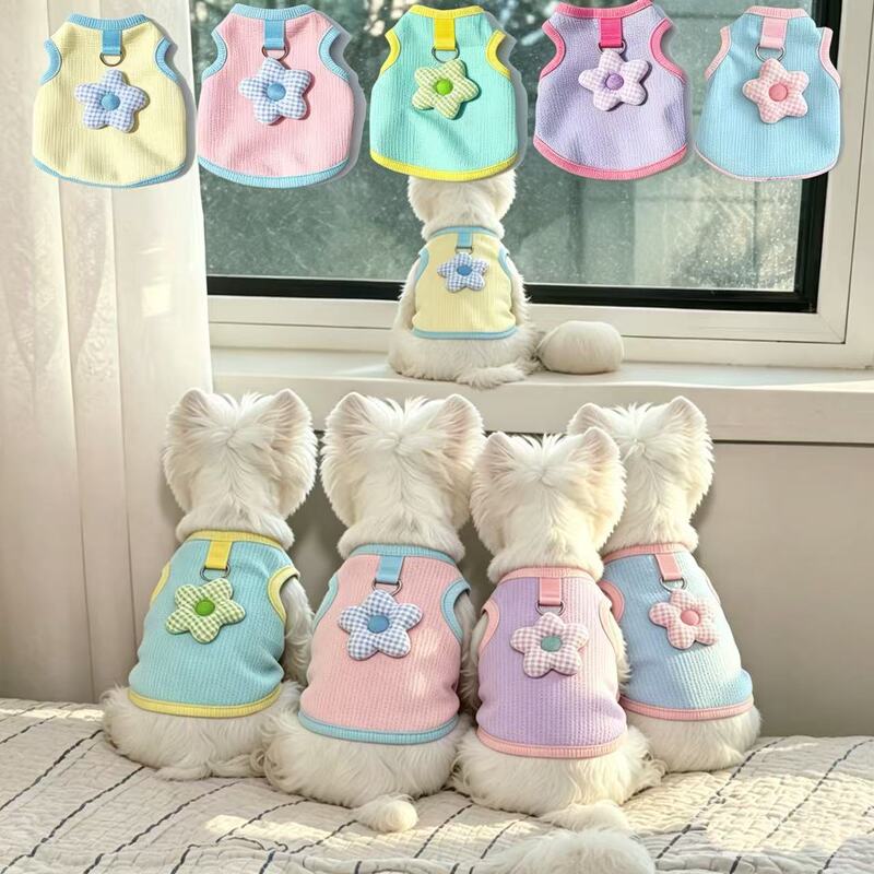 Special Vest for Kittens, Suitable for Leash Attachment, Thin and Breathable for Spring and Summer, Pet Clothing for Small Dogs