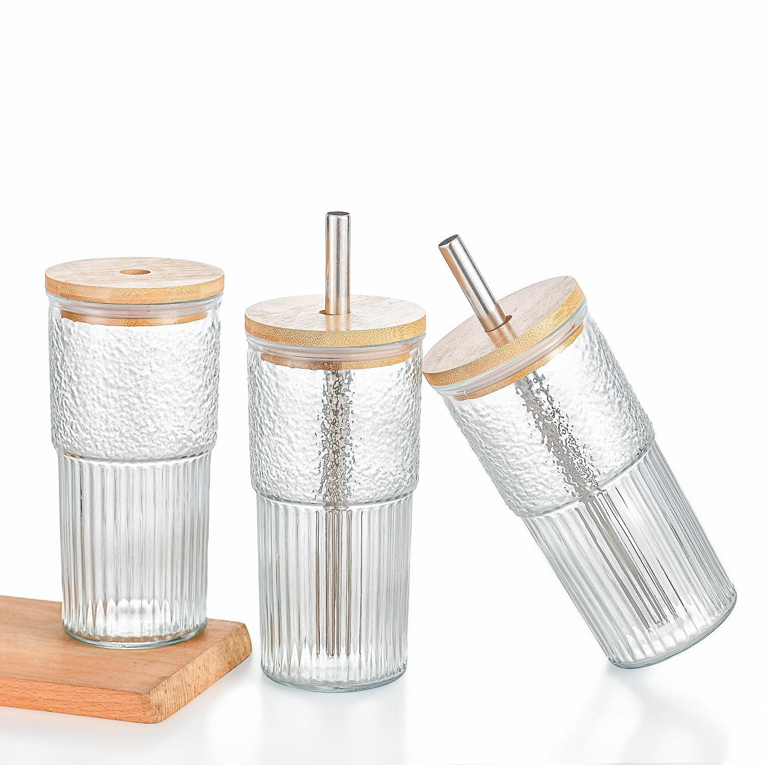 Transfronteriza nueva cubierta de madera 20oz patrón de martillo leche té vaso bebida taza vertical patrón café taza de leche taza de cerveza taza de coque