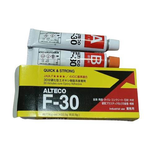 日本环氧树脂型快干胶 F30 alteco安特固F-30瞬间接着剂 AB胶 45g