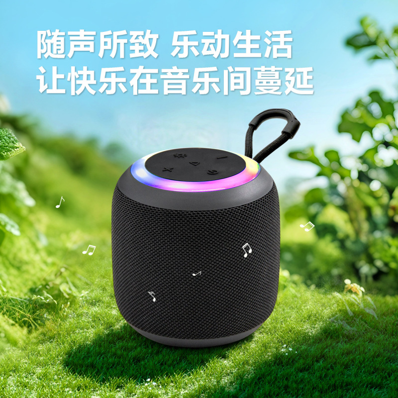 新しい円筒形ポータブル Bluetooth スピーカーアウトドアスポーツストラップワイヤレスオーディオミニ Bluetooth ミニ小型オーディオ|undefined