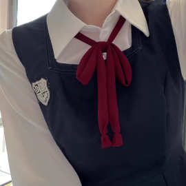 新款免打纯色领绳轻音少女铃芽户缔同款动漫jk领结校供感日系少女