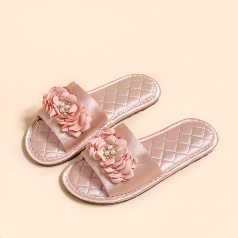 Morning Robe Slippers Wedding Red Pair of Ladies Festive Newlywed Pajamas Dowry Bridesmaid Wedding Shoes Linen Slippers Couple