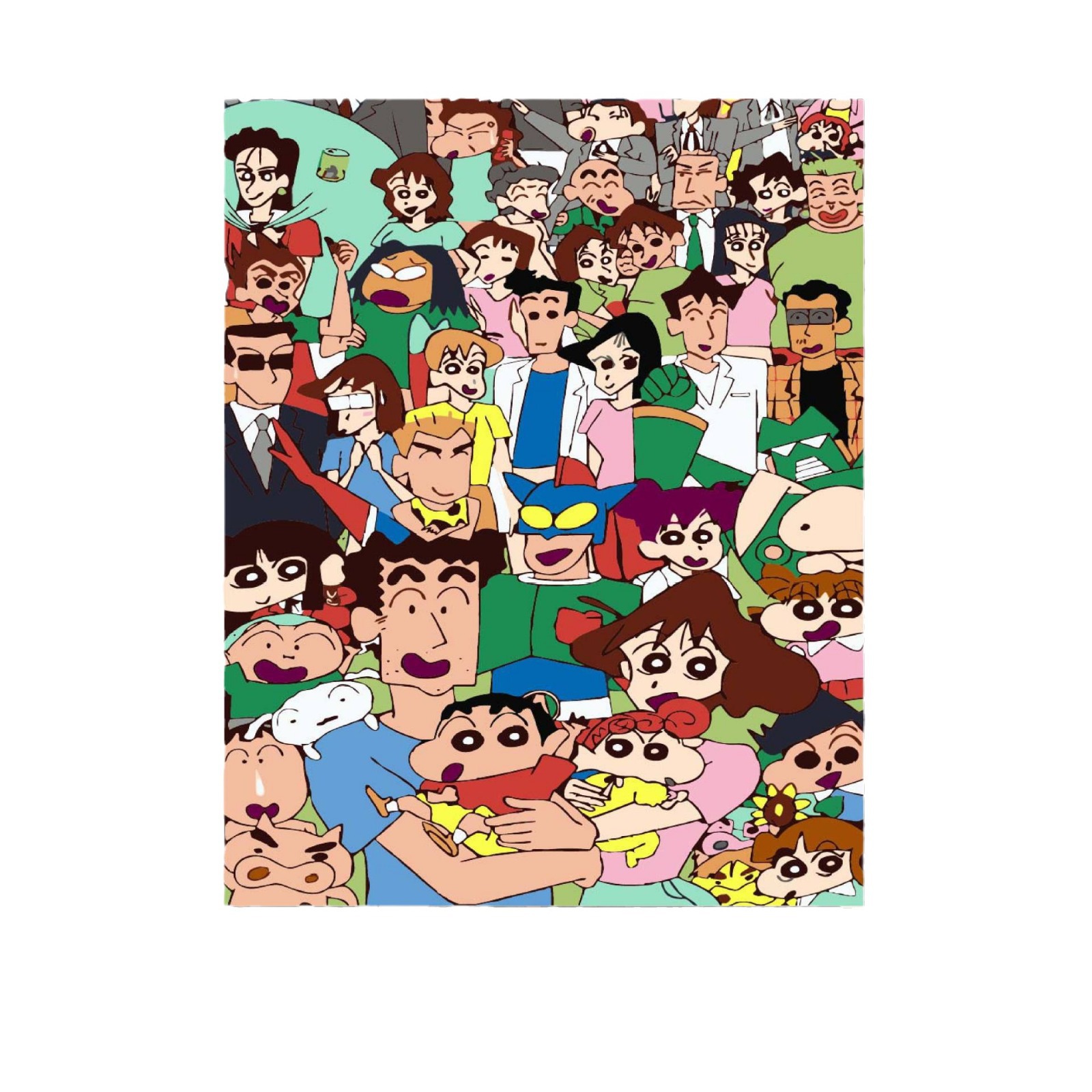 Personaje de yuanes animado bidimensional DIY pintura al óleo digital descomprimida a mano nicho pintura de relleno de color