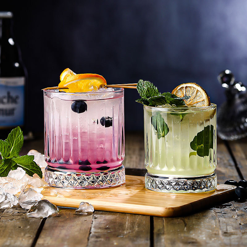 Copa de cristal de estilo europeo taza de vino del hogar copa de whisky taza de traje creativo grande cerveza vidrio espíritus vino conjunto