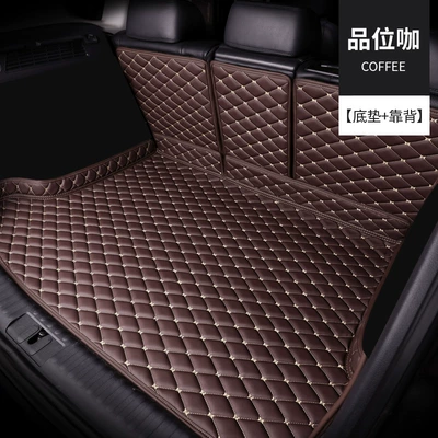 Trunk Mat – cx60 trunk mat 22 - bottom-cushion-backrest-brown-gold-thread-take-note-of-model-year-vv