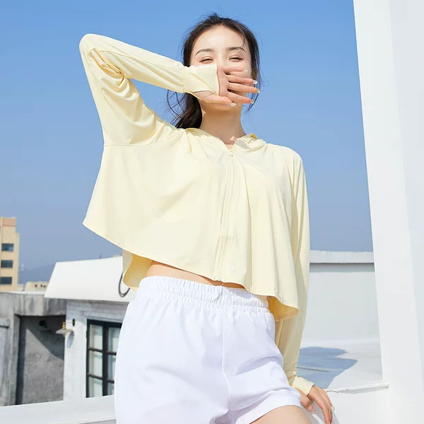 A banana with upf50 vinyl hat brim ice silk sunscreen summer breathable anti-ultraviolet women's shawl cloak