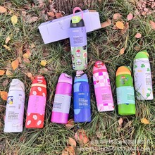 跨境owala保温杯不锈钢水果杯大容量户外便携双层弹跳盖运动水杯