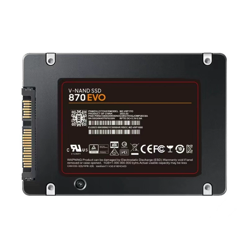 Модель 870 EVO расширяемый твердотельный накопитель 2.5" высокоскоростной 1TB/2TB/4TB для ноутбука, встроенное хранилище