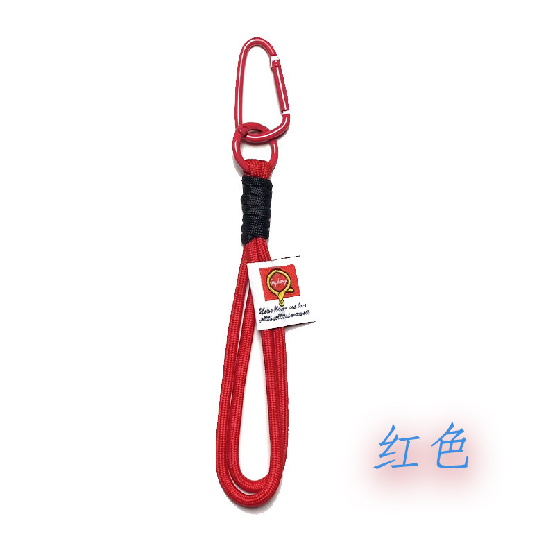 新款撞色钥匙扣挂绳登山扣公仔挂件手机挂件手机链毛绒玩具西高地|undefined