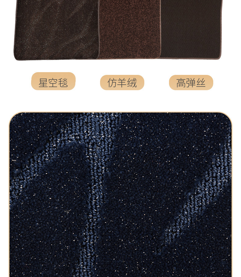 Suitable for car upper layer starry sky carpet floor mats, driver's seat replacement carpet, waterproof and wear-resistant, for rear, driver's and passenger's seats, and the entire vehicle