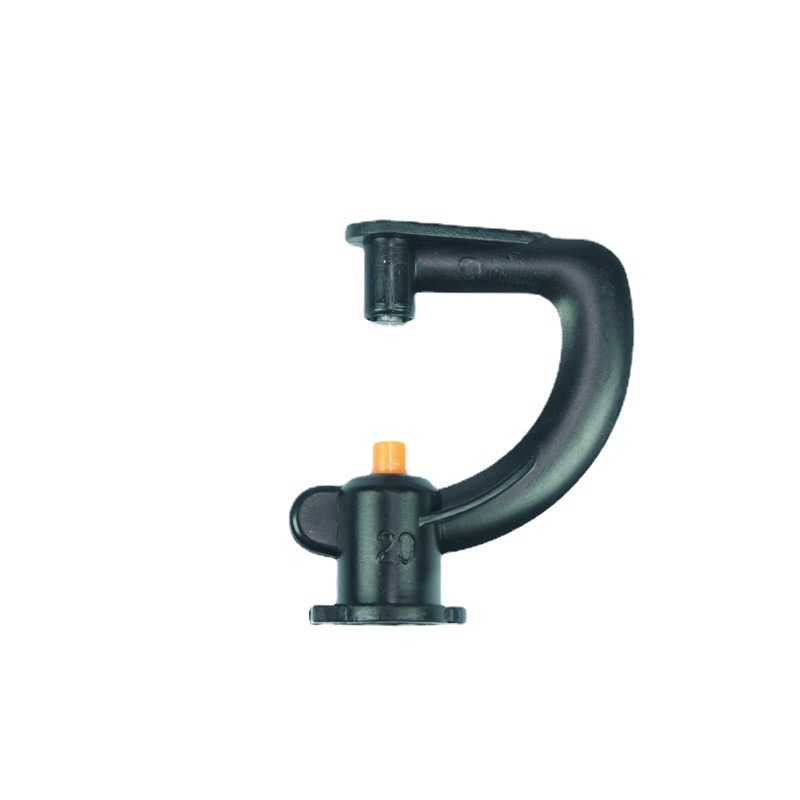 7.5mm clip G-type aluminio atomización refractiva micro pulverización invernadero de semillas de cultivo de hongos micro pulverización granja de enfriamiento humidificación