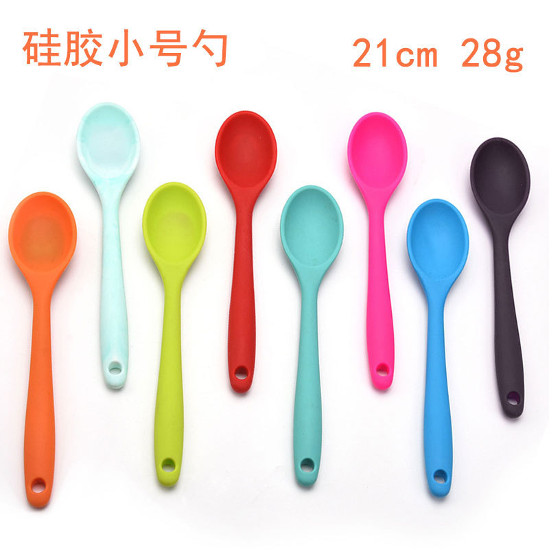 メーカー21cmシリコン撹拌スプーンスプーン一体シリコンスプーン|undefined
