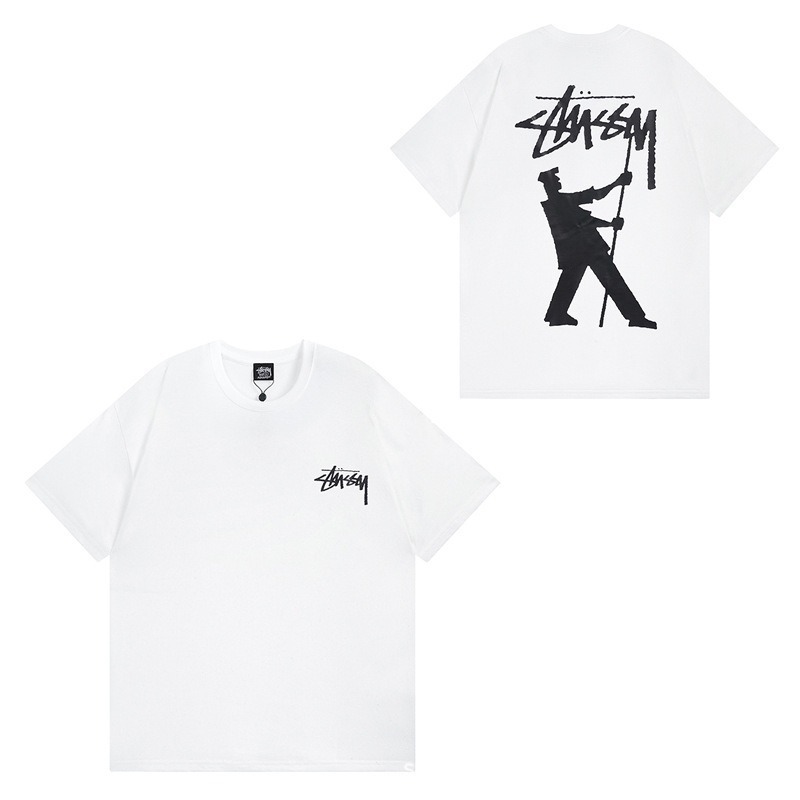 STU 25SS 新品 STU 高品質純綿 男女同型半袖Tシャツ トレンドブランド服|undefined