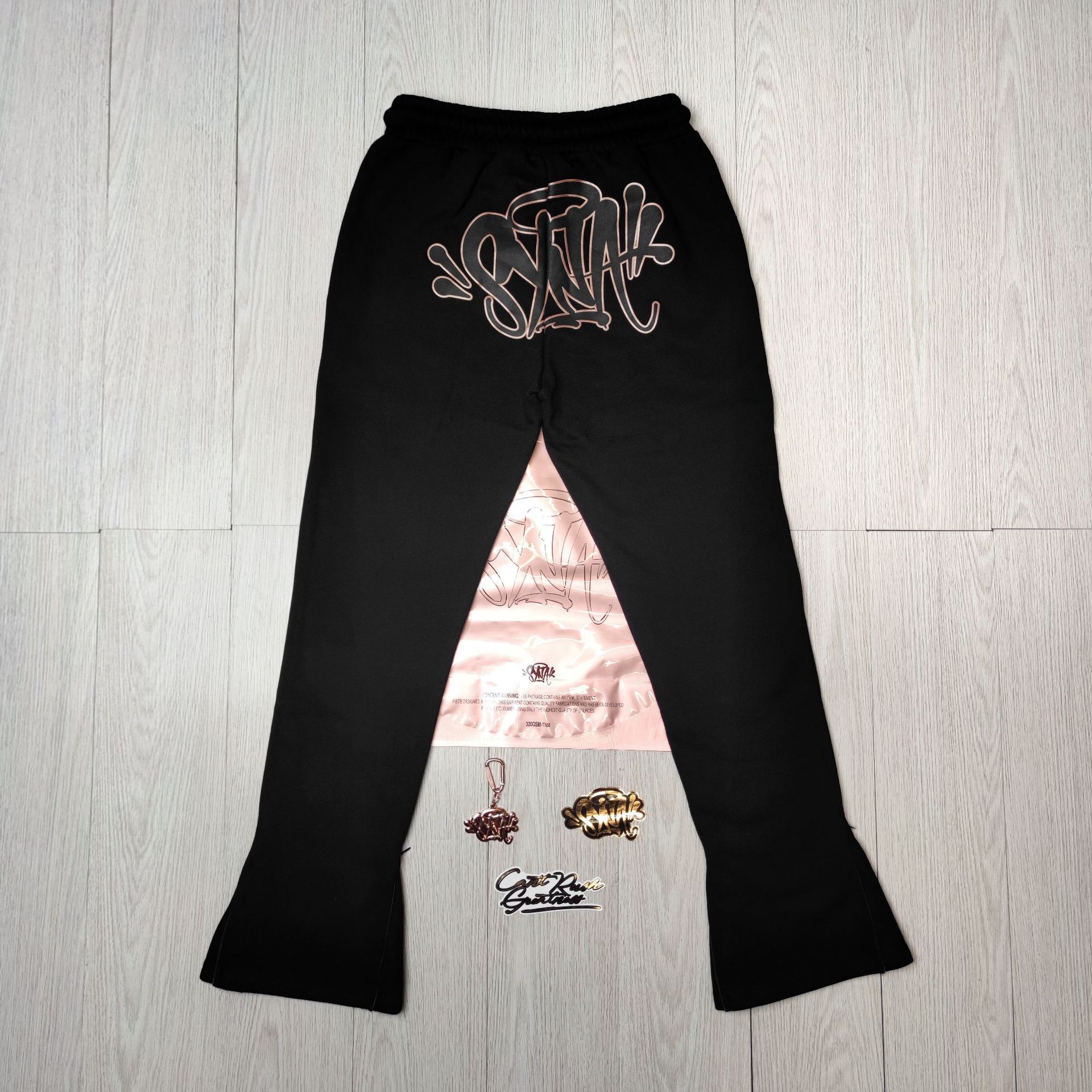 64 pantalones de baño de oro negro (accesorios + bolsos)