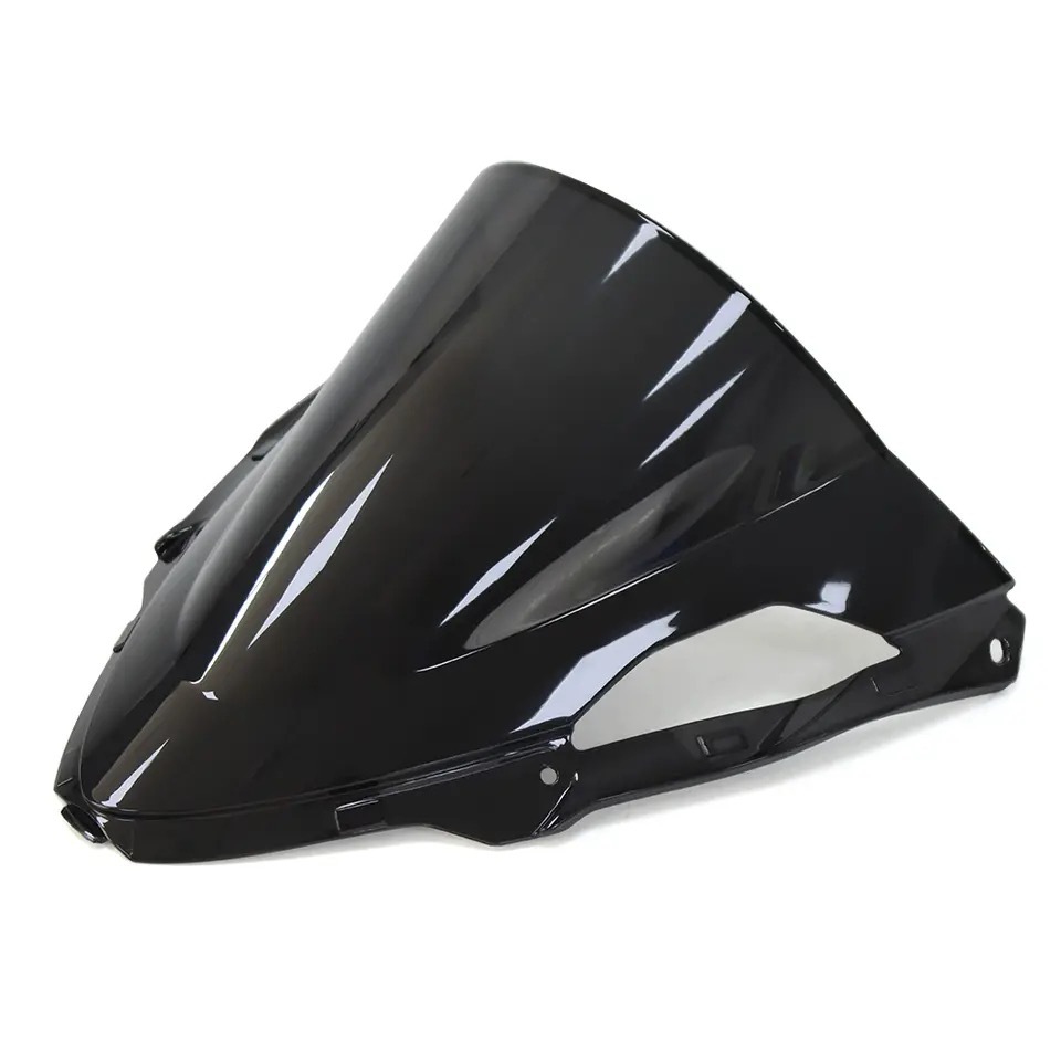 Suitable for Kawasaki Zx6R Windscreen Zx-6R 2024 Modified Racing Front Windshield, Heightened and Thickened Windscreen for Wind Protection