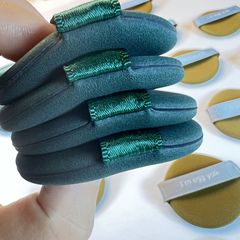 Double-sided non-latex dry-wet two-in-one, powder-free egg roll, pineapple roll, Q-elastic makeup sponge, cushion puff