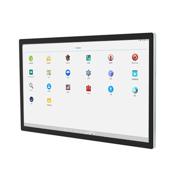 32寸银色壁挂机酒店墙壁安装液晶屏安卓商场导航可定智能显示标牌