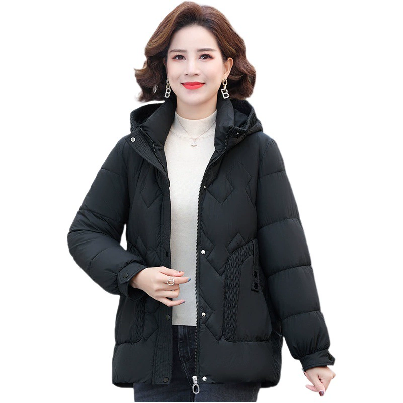 Пуховик для мамы, женская одежда среднего возраста, зимняя куртка из белого утиного пуха 90, норковый пуховик большого размера для среднего возраста