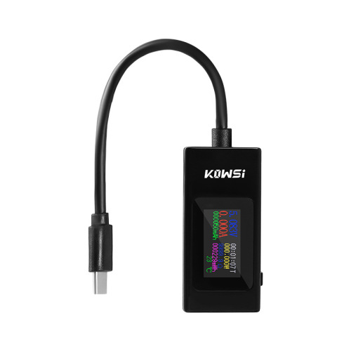 KWS-066C Type-C Tester with Color Screen USB Current Voltage Tester Dual-Direction Tester