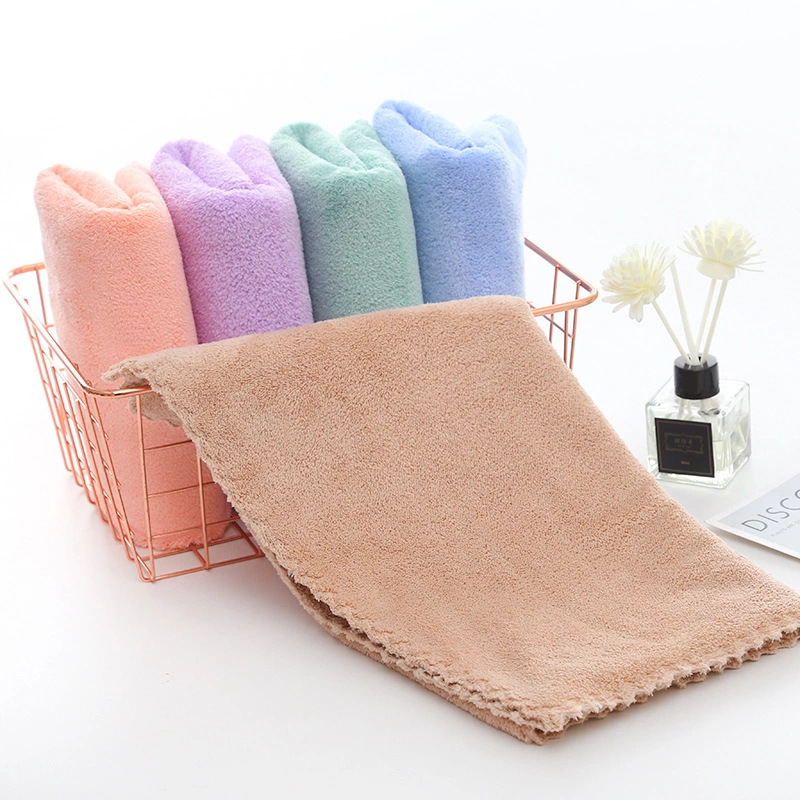 Coral Velvet Plain Towels Support Customization of Various Colors, Specifications, Sizes and Packaging Methods. Please Feel Free to Discuss Customization