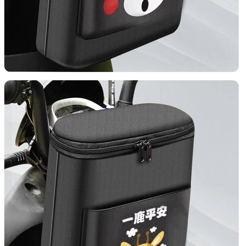 Electric Car Hanging Bag Front Storage Bag Waterproof Hanging Bag Battery Car Bicycle Hanging Bag Artifact Practical Motorcycle