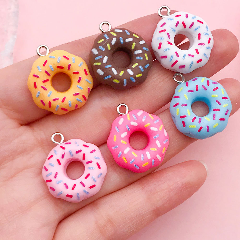 1 Piece Alloy Donuts Pendant display picture 6