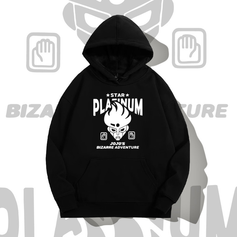 Jojo's Bizarre Adventure Killer Queen Anime Hooded Sweatshirt Men's Autumn Youth Loose Shoulder Long Sleeve Jacket