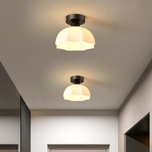 過道燈簡約現代LED創意衣帽間陽台燈北歐新款門廳入戶樓梯玄關燈