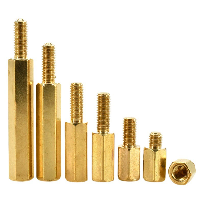 Фабрика сразу медный сплав М2 шестиугольная столбец поддержки Одиночная Главная медная Колонка ПВ Главная плата столбец изоляции Инь и Ян столбец соединения винта