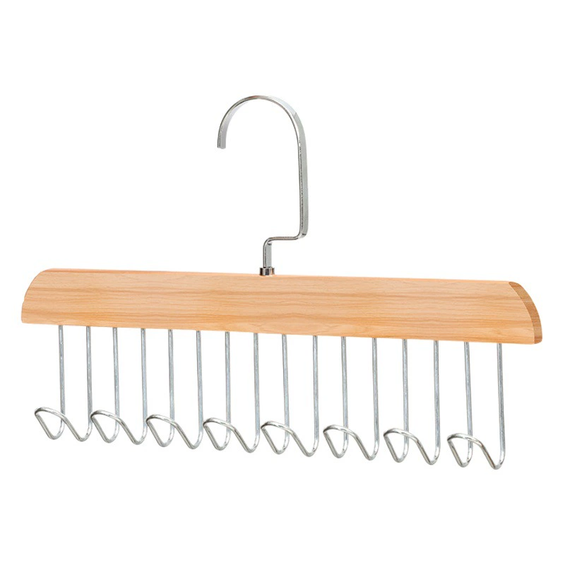 Деревянная вешалка для слинга многофункциональное нижнее белье жилет хранение артефакт бытовое общежитие крючок из цельного дерева волновая вешалка для сушки