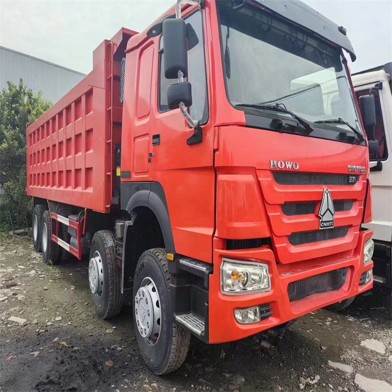 Export Used Howo Dump Truck 371 Horsepower Front Four Rear Eight 12 Wheel Dump Truck African Mining Truck