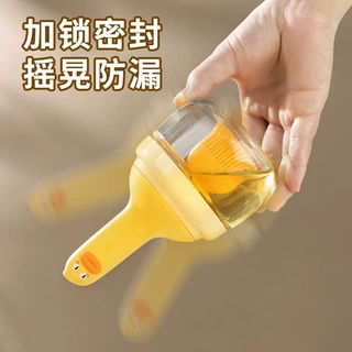 油刷子硅胶油刷带瓶厨房烙饼食品级烧烤烘焙家用耐高温一体油刷瓶