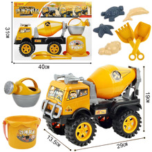 包邮儿童沙滩工程车玩沙挖沙工具推车沙滩儿童澄海玩具混批批发