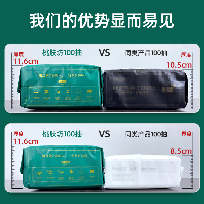 Desechable toalla facial extraíble algodón puro engrosada maquillaje limpieza algodón suave toalla bebé cara limpieza toalla patrón de perlas