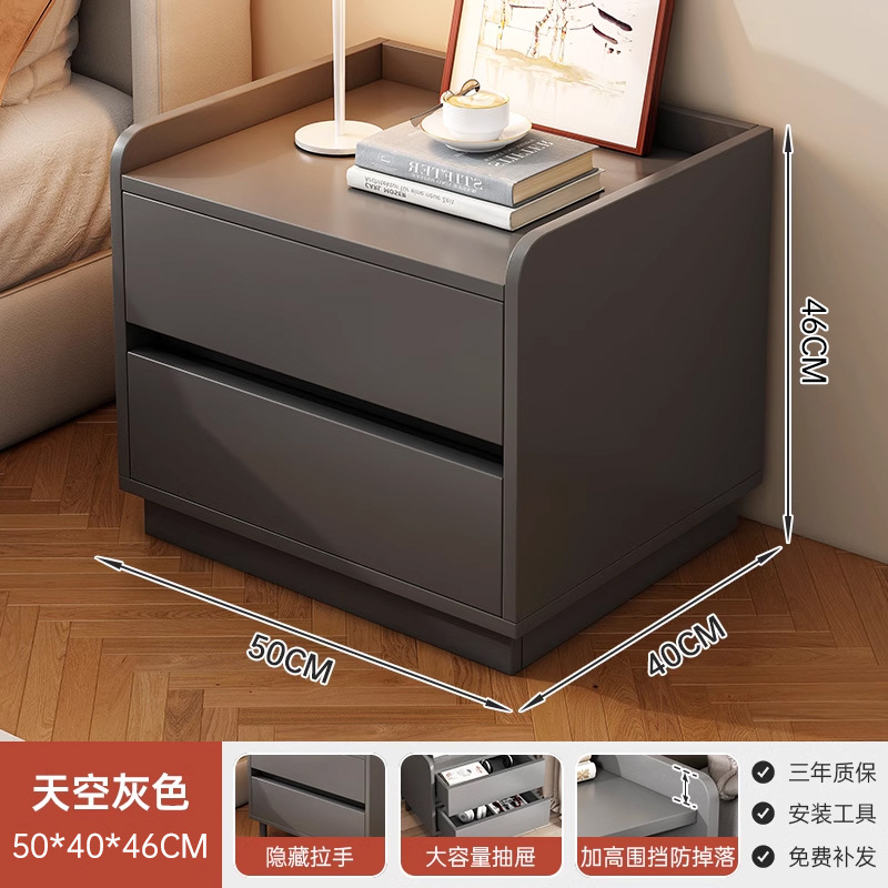 Mesita de noche moderno minimalista Nuevo Hogar dormitorio mesita de noche rack de almacenamiento simple gabinete cabecera pequeño armario