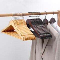 回転無垢材洋服ハンガー、家庭用衣類ハンガー、滑り止め、跡のない収納、衣料品店の衣類ラック、ホテルの衣類ハンガー、衣類乾燥用の特別な衣類ハンガー、家庭用衣類ハンガー、跡のないアンチショルダーコーナー。