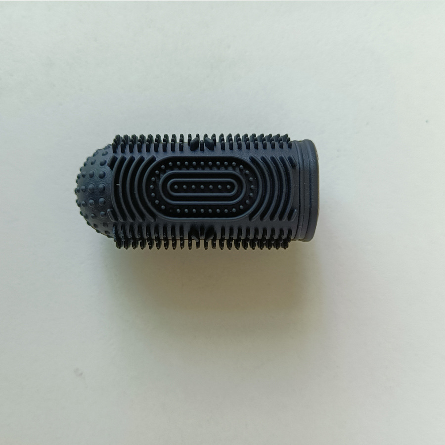 Pet dedo cepillo de dientes cepillo de dientes de silicona personalizado perro gato 360 ° sarro oral productos de limpieza y cuidado