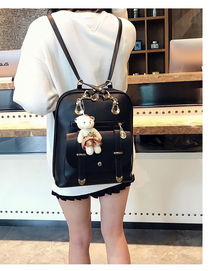 New style backpacks for women, fresh and cute student fashion and casual Korean-style women's bags, cross-border one-piece shipping worldwide undefined
