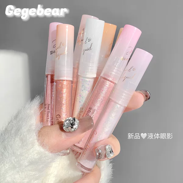Gege bear Gem Tears Liquid Eye Shadow A drop of tears thin flash waterproof shiny lying silkworm eyes brighten